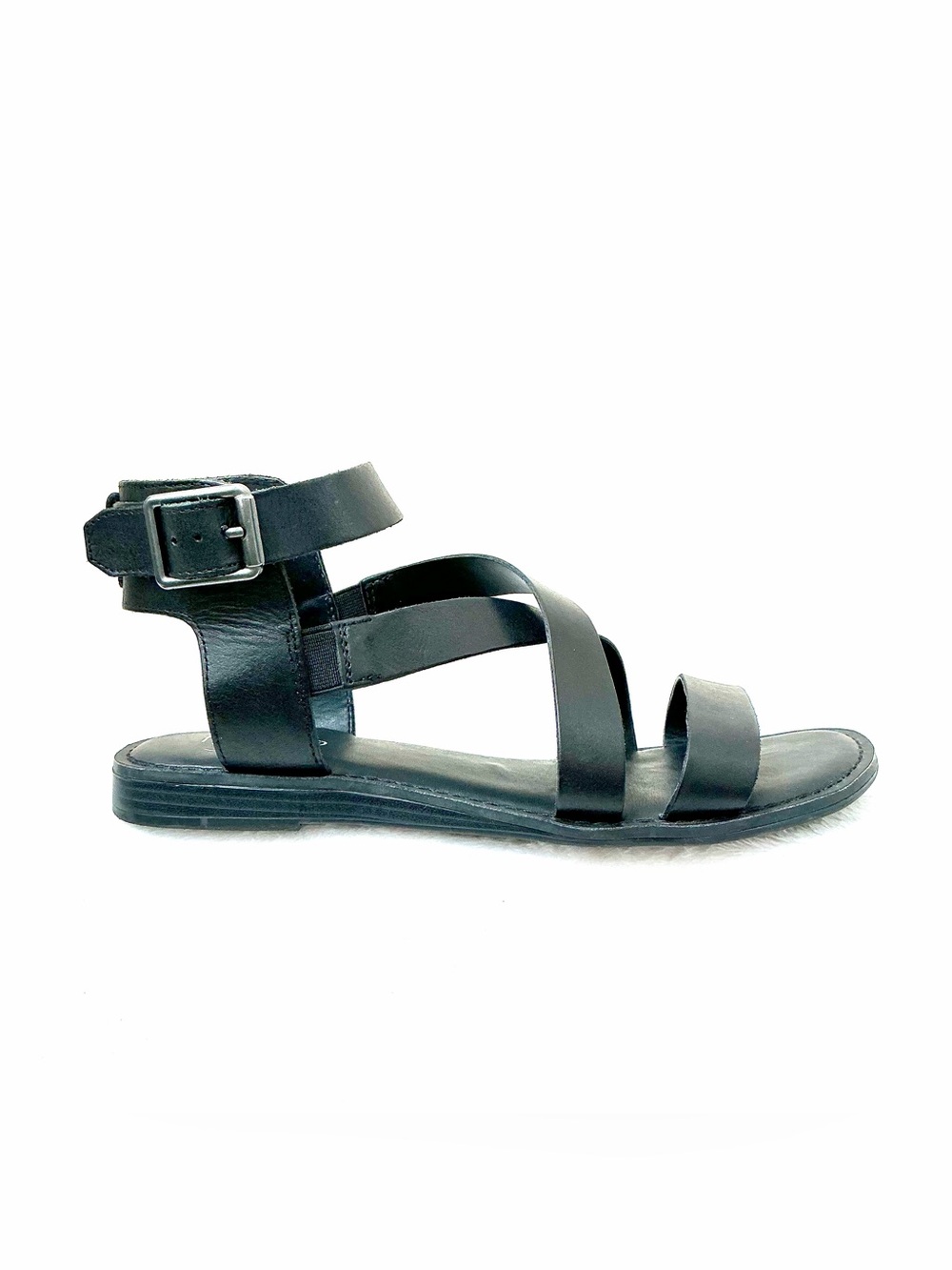 Franco Sarto Black Multi-Strap Gladiator Sandals